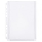 Файл А4 с перфорацией,  180мкм, прозрачный, 10шт/уп, глянцевая (Стамм) цена за 1шт