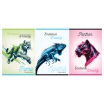 Тетрадь А4, 96л, клетка, "Рисование", скрепка, суперэконом (BG)