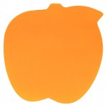 Бумага для заметок с клейким краем 70х70мм,  50л/шт,  "Яблоко", пастель оранжевый (Axent)