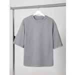 Футболка оверсайз унисекс Kosmos 2.0, размер XL/XXL, светло-серая (Проект 111)