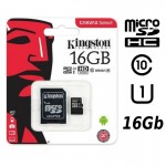 Карта памяти microSDXC 16Gb, class 10 (Kingston)