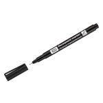 Маркер перманентный, тонкий металлический наконечник, черный, 0,5мм (OfficeSpace)