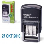 Датер-мини, дата буквами, шрифт 3,8 мм, пластиковый корпус, 4810 (Trodat)