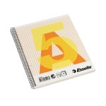Блокнот А5, 70л, клетка, спираль, перфорация "Clas Ohlson" (Esselte)