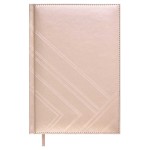 Ежедневник недатированный146х211мм,бежевый, кожзам,160л, белый блок, строчка (Escalada)