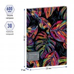 Папка с  30 файлами А4, "Neon Paradise", корешок 17мм, карман, 0,6мм (Berlingo)