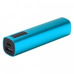 Внешний аккумулятор "Easy Metal", 2200mAh, бирюзовый