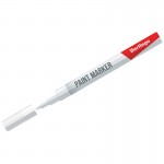 Маркер лаковый промышленный, пулевидный наконечник, белый, 2мм (Berlingo)