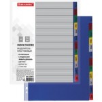 Разделитель А4 пластиковый, 12 листов, "Январь-Декабр"ь, оглавление, цветной (Brauberg)