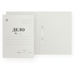 Папка-скоросшиватель A4 "Дело", немелованный картон, 320г/м2, белый, 25мм (Dolce Costo)