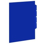 Папка-уголок 3 отделения, жесткая, непрозрачная, А4, «SPECIAL», синяя, 0,15 мм (Brauberg)