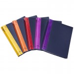 Папка с  40 файлами А4, "Duralook Color", этикетка, красный, 0,7мм (Durable)