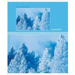 Тетрадь А5,  48л, клетка, скоба, мелованный картон "Seasons" (Hatber)