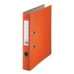 Папка-регистратор А4 50мм, "Economy", карман, пвх/бумага, металлический кант, оранжевый (Esselte)