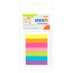 Закладки клейкие 10х50мм, 7 цветов по 40л, бумага (Stick'N)