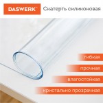 Подкладка на стол 140х60 см, "Soft glass tablecloth", гибкое/мягкое стекло, 0,5мм (DASWERK)