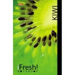 Блокнот А5,  96л, клетка, скоба, мелованный картон "iFRESH" (Hatber)