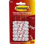 Клипсы Command, для гирлянд, прозрачные, 20 шт/уп (3M)