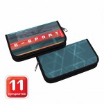 Пенал с наполнением "Cybersport", 1 отд. 11 предмет, для мальчиков (Erich Krause)