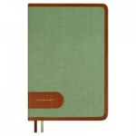 Ежедневник недатированный 146х211мм, оливковый, 160л, кремовый блок (Escalada)