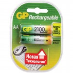 Аккумулятор AA 2100mAh, Ni-Mh, 1.2v (GP) цена 1шт