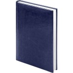 Ежедневник 2026г., А5, 145х210мм, синий, "Sigma", 320стр, кожзам, белый блок (Lamark)