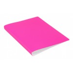 Папка с  30 файлами А4, "Double Neon", розовый, 0,7мм (Бюрократ)