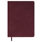 Ежедневник недатированный 146х211мм, бордовый, 160л, кожзам, белый блок (Escalada)