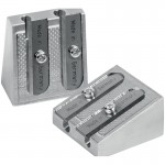 Точилка на 2 отверстия, металл, серебро (Berlingo)