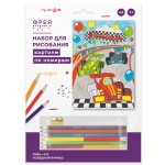 Картина по номерам "Победный финиш", карандаши (Фрея)
