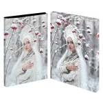 Ежедневник недатированный "РЯБИНА" 146х211мм, 120л, кремовый блок (Escalada)