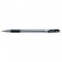 Ручка шариковая "Pentel TKO", прозрачный, масляная, резиновый упор, 0,7мм, черный (Pentel)