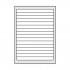 Этикетки самоклеящиеся на листе А4, 145х17мм, 17шт/л, белый (Of-set)