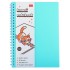 Тетрадь А5, 60л, клетка,мягкая скоба, пластик "Kawaii notebook", голубой (Полином)