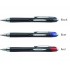 Ручка шариковая автоматическая "Jetstream 210", прорезиненный, 1мм, синий (UNI Mitsubishi pencil)