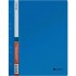Папка-скоросшиватель А4, прозрачный верхний лист, перфорация, пластик 160мкм, синий (Lamark)
