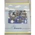 Тетрадь А5, 96л, клетка, скоба, поля, мелованный картон "Elements" (КФОБ)