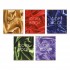 Тетрадь А5, 96л, клетка, скоба, мелованный картон, Soft touch, "Silk" (Listoff)
