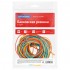 Банковская резинка d-60мм, 200г,ассорти, опп пакет с европодвесом (OfficeSpace)