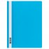 Папка-скоросшиватель А4, прозрачный верхний лист, пластик 160мкм,голубая (СТАММ)