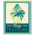 Тетрадь А5, 96л, клетка, скоба, поля, мелованный картон, матовая ламинация, "Traveling" (Listoff)