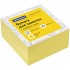 Бумага для заметок с клейким краем 76х 76мм, 400л/шт, пастель, желтый (OfficeSpace)