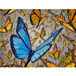 Альбом для рисования 40л, спираль, 110г/м2, "Butterfly " (Listoff)