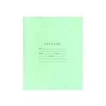 Тетрадь А5, 24л, клетка, скоба, офсет, зеленый (Workmate)
