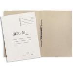 Папка-скоросшиватель A4 "Дело", немелованный картон, 260г/м2, белая (Союзбланкиздат)