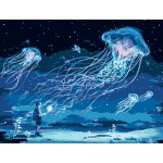 Картина по номерам "Магия океана" 30 х 40 см, со светодиодами (Фрея)