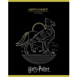 Тетрадь А5,  48л, клетка, скоба, мелованный картон "Гарри Поттер", (Hatber)
