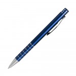 Ручка шариковая "Scotland", алюминий, корпус-синий мат.лак, хром (Portobello)