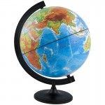 Глобус d=21см, "Классик", физическая карта мира, круглая подставка (Глобен)
