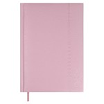 Ежедневник 2026г., 146х211мм, розовый, 176л, кожзам, белый блок, отделочная строчка (Escalada)